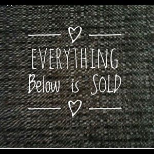 Everything below sold 💗